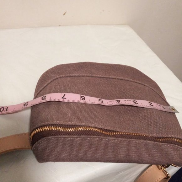 NWOT Birdling Adjustable Buckle Strap Classic Lined Crossbody Bag Brown Unisex - Picture 9 of 9